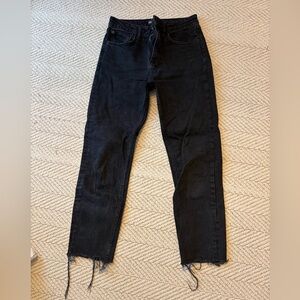 Zara Black Men's Straight-Leg Jeans